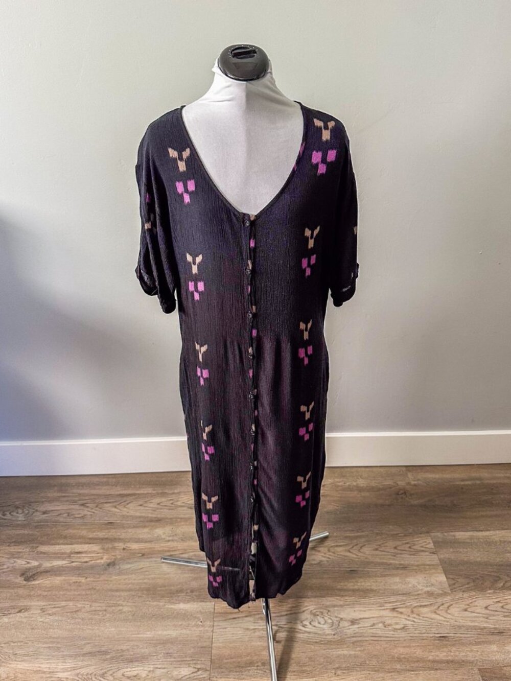 Stillwater Black Midi Dress
